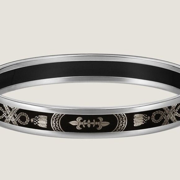 Hermès Narrow Enamel Bangle - Picture 1 of 6